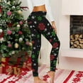 thumbnail image 2 of Luxalzxs Butt Lifting Leggings for Women Christmas Print Elasticity Jogging Pants Workout Leggings Yoga Pants, 2 of 5