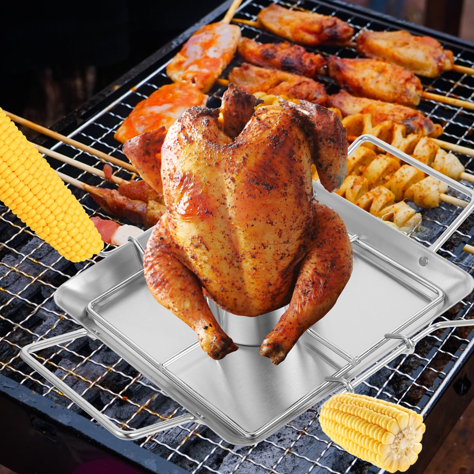 Beer Can Chicken Pssopp Chicken Roaster Rack, Holder, Duck Holder