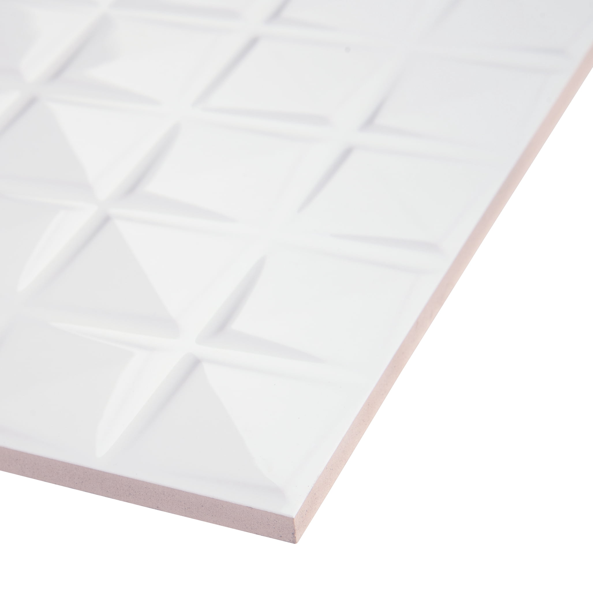 MSI Dymo Chex White 12 X 24 Glossy Ceramic Wall Tile