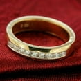 thumbnail image 4 of Lakshya Jewel LLC Cubic Zirconia Wedding 14K Yellow Gold Over Trio His And Her Bridal Ring Set, 4 of 6