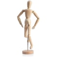 thumbnail image 1 of Muñeca de artista, modelo de adorno con soporte, muñeca articulada móvil, maniquí de artista, muñeca articulada, para dibujo y decoración de escritorio - Durabilidad, 1 of 5