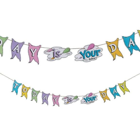 Oh The Places You'Ll Go Garland - Party Decor - 1 Piece