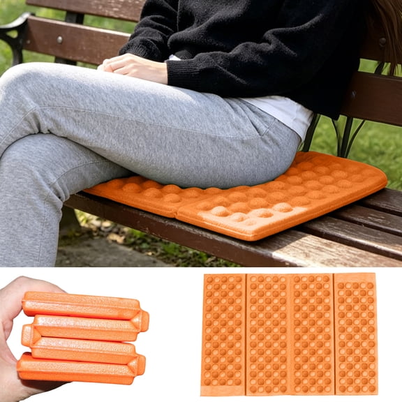 Foldable Outdoor Seat Cushion, Lightweight Portable Waterproof Foam Pad, Thickened Shock Absorbing for Camping Picnic