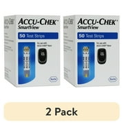 (2 pack) Accu-Chek SmartView Test Strips, 50 count (Pack of 4)