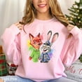 thumbnail image 2 of Zootopia 2025 Sweatshirt, Nick Wilde Sweatshirt, Judy Hopps Sweatshirt - Sizes S-5XL ,Art Print JSC, 2 of 6