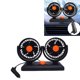 thumbnail image 5 of Ventilador de Enfriamiento con Alimentación de Cigarro de Doble Cabeza Con Rotación de 360 ​​para Camión SUV RV, Ventilador de Automóvil USB Personalizado de 2, 5 of 7