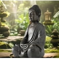thumbnail image 2 of Buddha Statue, 19 3/4 Inch Tall From the Serenity Collection, 2 of 7