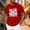 Red, variant on Couples Easter Graphic T-Shirt Short Sleeve Festive Print Holiday Tee for Men and Women Casual Summer Party Apparel Soft Comfort Fit Spring Top Lightweight Material Size S-XXL