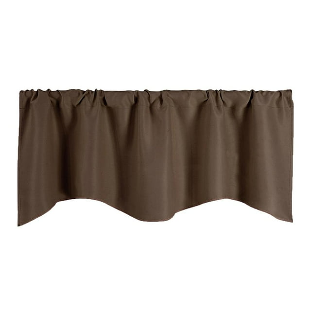 Mitad de Cenefa Del Color Sólido Del Panel Corto Cubre Mitad para de Café Macarena Cortina de cenefa de ventana de cocina