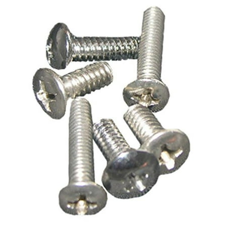 XS-600 Chrome Plated Faucet Handle Screw - Pack Of 6