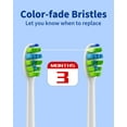 thumbnail image 5 of 7AM2M Electric Toothbrush Replcement Brush Heads for Teeth Cleaning for Ages 8+, Black, 4 Count, 5 of 6