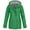 Green, variant on Clearance Under 10$!Windproof Plus Size Winter Warm Coats for Womens Casaul Solid Jackets Outdoor Plus Size Drawstring Zipper Hooded Raincoat Windproof Tops Coat With Pocket