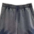 thumbnail image 3 of Stamzod Men's Athletic Shorts with Pockets Elastic Waist Cotton Gym Workout Shorts for Men Navy C L, 3 of 5