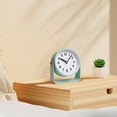 thumbnail image 7 of Analog Alarm Clock, Silent Non-Ticking Quartz Movement, Battery-Operated with Snooze & On-Demand Light, Easy to Set Gentle Wake Bedside Desk Clock, Ideal for Home, Travel, Office, 7 of 7