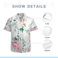 thumbnail image 7 of High Quality Hawaiian Shirts for Men Short Sleeve Aloha Beach Shirt Floral Summer Casual Button Down Shirts Blouses 8WM9K9, 7 of 7