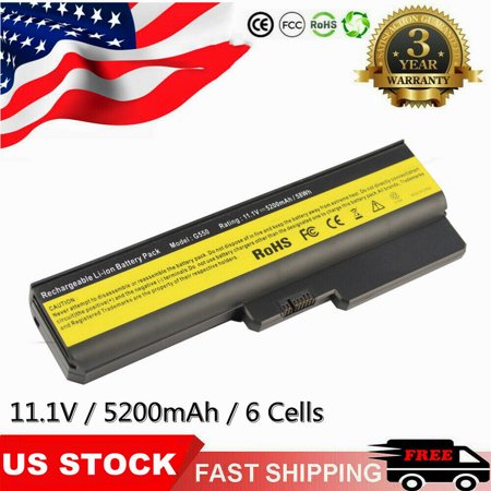 Battery For Lenovo IdeaPad G450 G430 G530 G550 G555 L08S6Y02 42T4725 51J0226