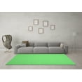 thumbnail image 3 of Ahgly Company Indoor Rectangle Solid Emerald Green Modern Area Rugs, 8' x 12', 3 of 4