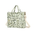 thumbnail image 7 of FORMRS Womens Corduroy Tote Bag Crossbody Shoulder Handbag with Pocket, Lush Greenery, 7 of 7
