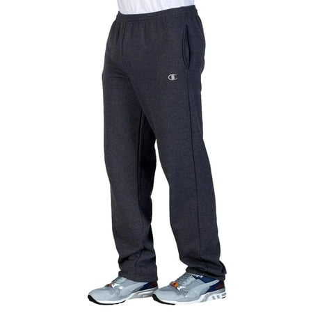 Champion Mens Relaxed Band Eco Fleece Pant M Granite Heather