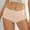 Beige, variant on Women's Comfort Solid Color Leak Proof Menstrual Underwear Panties Seamless Non Latex Waist Trainer for Women Nylon Granny Panties plus Size Maternity Underwear under Bump Womens Bikini Panties
