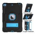 thumbnail image 3 of Case for iPad Mini 5/Mini 4 7.9" with Soft Screen Protector, Heavy Duty Rugged Hybrid Shockproof Protective Cover with Kickstand, 3 of 7