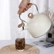 thumbnail image 5 of de de material acero inoxidable moderno, cocina de grado alimenticio de 2,5 l, de silbante para estufa de cerámica eléctrica de blanco beige DYNWAVEMX Tetera de estufa, 5 of 8