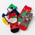 thumbnail image 4 of SYNPOS Christmas Socks Children Socks Christmas Gift Kid Socks for Kid Boy Girl 5 Pairs 1-8 Years, 4 of 14