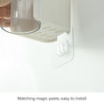 thumbnail image 4 of Soporte para cepillos de dientes para baño, soporte magnético para pasta de dientes montado en la pared, drenaje que ahorra espacio, 4 of 5