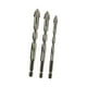 thumbnail image 2 of Brocas excéntricas de diente de sierra de cuatro flautas, vástago hexagonal, brocas multiusos para el hogar, para azulejos de hormigón y , 3x, 2 of 9