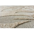 thumbnail image 5 of Unique Loom Botanical Collection Floral Tropical High-Low Pile Coastal Indoor and Outdoor Area Rug, 5' x 8', Beige/Light Brown, 5 of 5