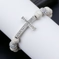 thumbnail image 5 of BQBQERT White Stone Beads Rosary for Bracelet Catholicism for Jewellery for Family Elders S, 5 of 6