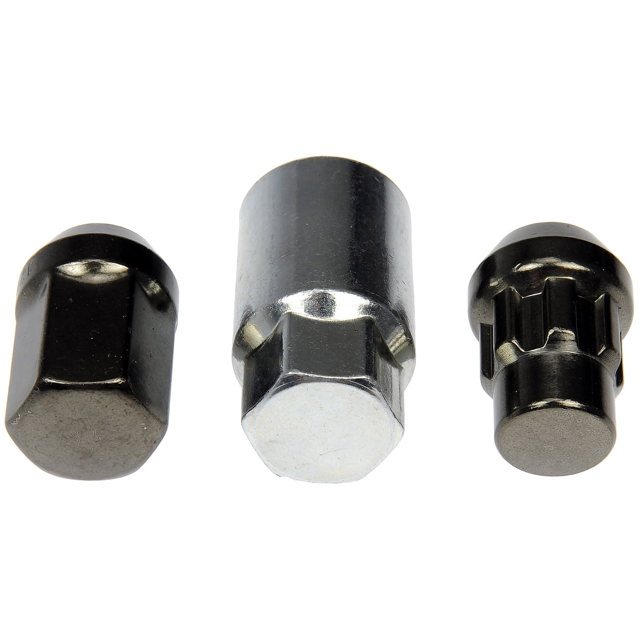 Dorman 713-375Z Wheel Lug Nut for Specific Models, Hyper Black Chrome (Pack of 20)