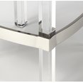 thumbnail image 4 of Acrylic and White Leather Counter Stool, 4 of 4