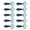 ColorI 70MM, variant on 10Pcs Soft Crawfishes Lures Plastic Fishing Craw Baits Artificial Lures Baits Swimbait for Outdoor Fishing