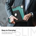 thumbnail image 5 of FJLBDE Case for iPad Air 13 Inch M3 2025 / M2 2024 12.9 inch (3rd/4th Gen), 360 Rotating Stand iPad Protective Case Cover with Auto Wake/Sleep, Green, 5 of 7