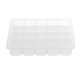 thumbnail image 1 of Bandeja para cubitos de hielo de silicona con 20 rejillas, molde para hacer cubitos de hielo, contenedor (transparente), 1 of 8
