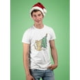 thumbnail image 2 of Christmas Tree And Kitten T-Shirt Men -Smartprints Designs, Male 3X-Large, 2 of 4