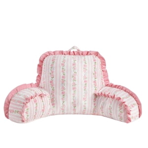 Urban Shop 35"x22" Pink Floral Stripe Backrest Pillow