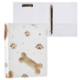 thumbnail image 3 of Dog Bones Claws 3 Ring Binders 1.5 inch Hardcover File Folders with Interior Pockets A4 Size Organizer for School Office Hospital, 3 of 8