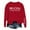 Red, variant on Women Sweatshirt Sweat Shirts Women Long Sleeve Oversized Pullover for Women Red Crewneck Sweatshirts Women'S Winter Fashion Comfy Clothes