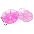 thumbnail image 1 of Miangastore Round 7 Days Pill Box Organizer for Medicine Travel Pill Case Container Weekly Holder (Pink), 1 of 5