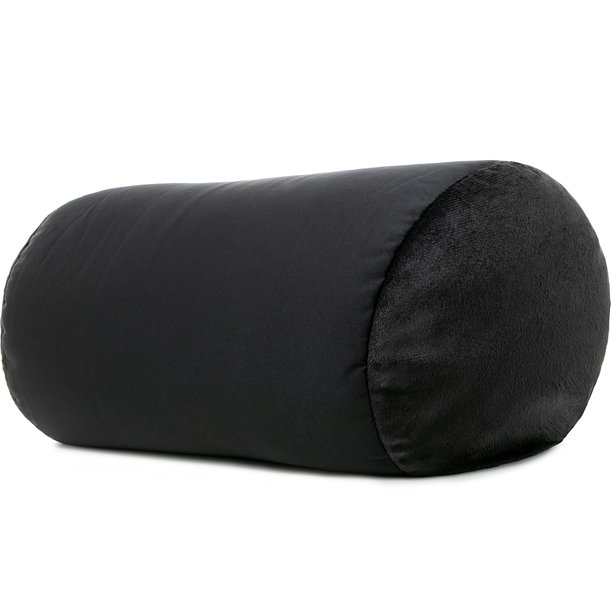 Microbead Bolster Neck Roll Pillow, Gently On Body, Head, Neck