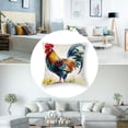 thumbnail image 5 of PIKWEEK Vintage Rooster Farmhouse Style Pillow Covers Rustic Cock Cushion Covers with Geometric Pattern Country Home Decorative Cotton Pillowcases A set of two  Multiple specifications White, 5 of 7