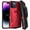 Red, variant on Rome Tech iPhone 14 Pro Max Belt Clip Holster - Camo Deer