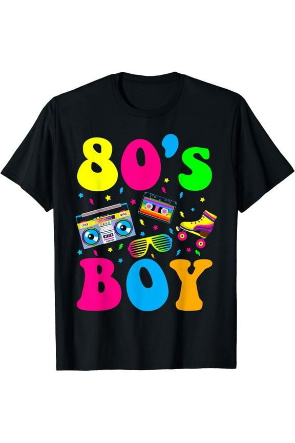 80s Boy 1980s Fashion 80 Theme Party Outfit Eighties Costume T-Shirt