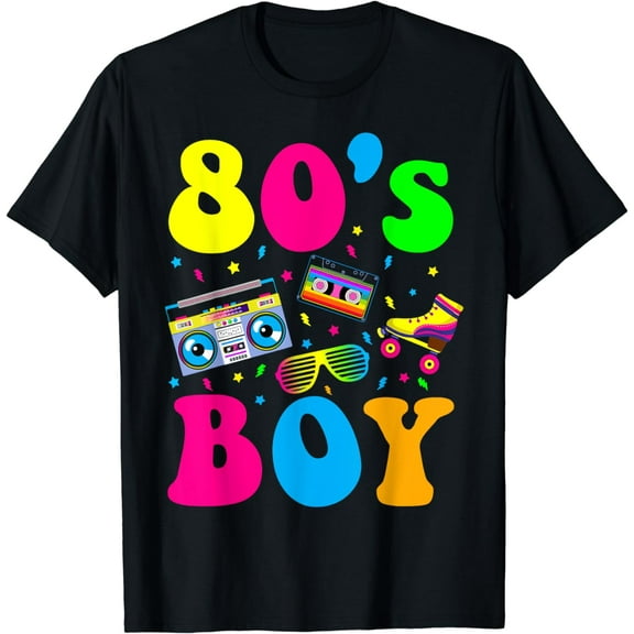 80s Boy 1980s Fashion 80 Theme Party Outfit Eighties Costume T-Shirt