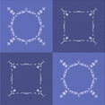 thumbnail image 1 of Ahgly Company Machine Washable Indoor Square Transitional Light Slate Blue Area Rugs, 8' Square, 1 of 7