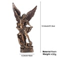thumbnail image 7 of 13inch Archangel St. Michael Statue,Michael Archangel of Heaven Defeating Lucifer in Premium Cold,Collectible Resin Angel Figurine, 7 of 7