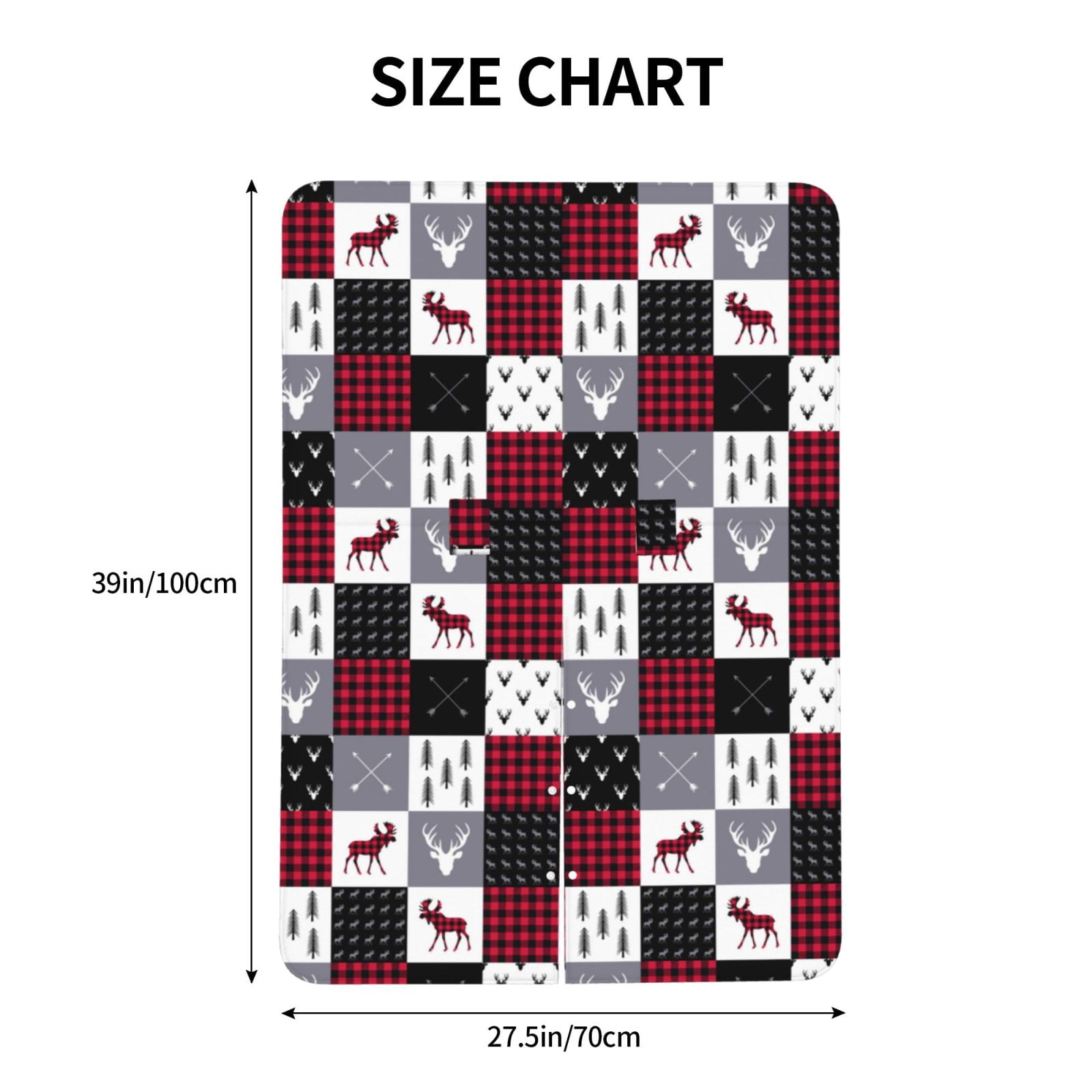 Car Seat Cover Baby - Buffalo plaid Elk arrows deer moose Breathable Infant Car Seat Cover for Baby Carseat, Lightweight Comfort Baby Essentials Must Haves Newborn Stuff for Girl Boy