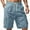 Light Blue, variant on Dwralegc Board Shorts Men's Knee Length Elastic Waist Short Athletic Casual Cargo Shorts Fashion Big and Tall Lightweight Pants with Pockets Black 3XL